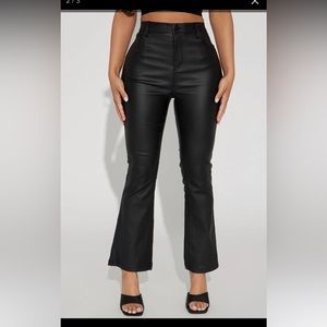 Fashion nova faux leather pant